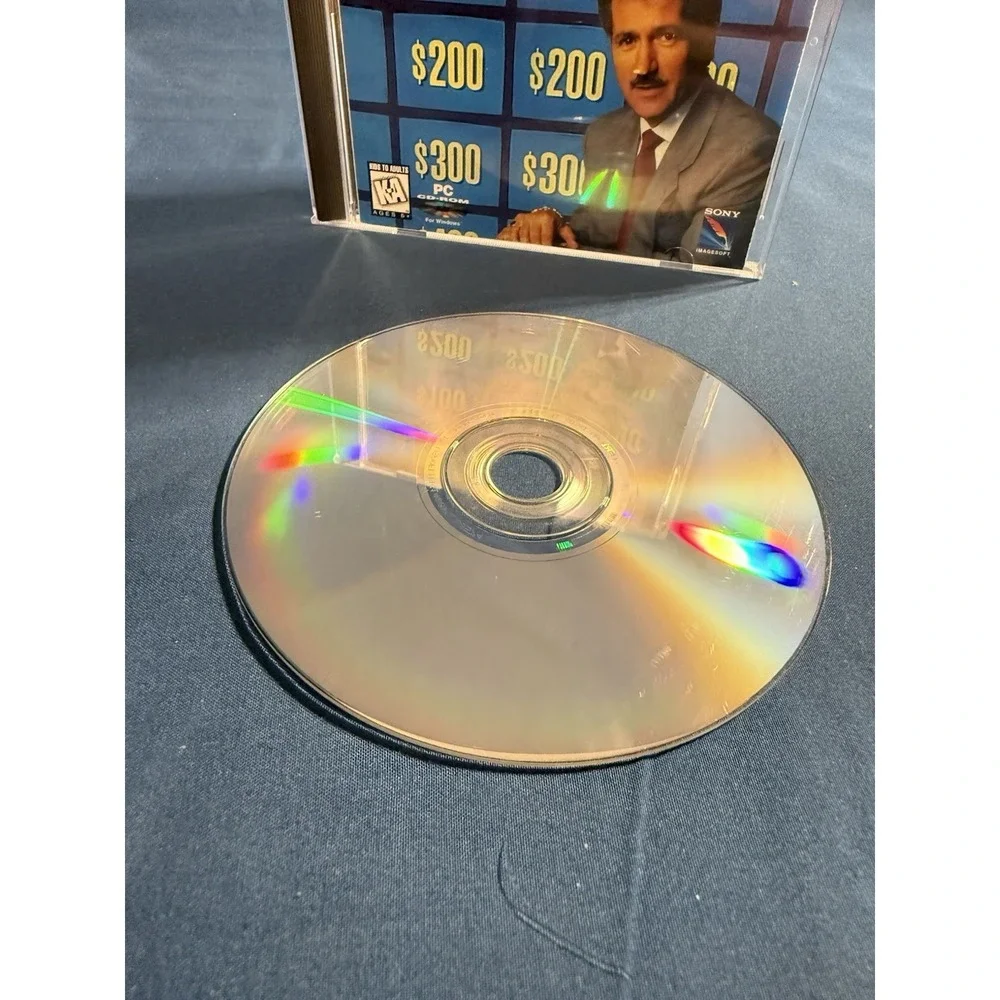 Jeopardy 1995 PC Game With Alex Trebek Pre - Owned